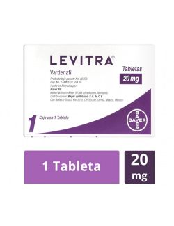 Levitra 20 mg Caja Con 1 Tableta