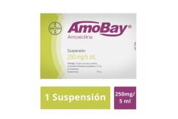 Amobay 250 mg Caja Con Frasco Con Polvo Para 75 mL - RX2