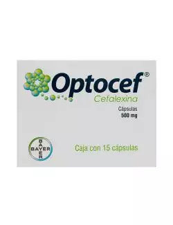 Optocef 500 mg Caja Con 15 Cápsulas RX2