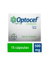 Optocef 500 mg Caja Con 15 Cápsulas RX2