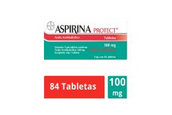 Aspirina Protect 100 mg Caja Con 84 Tabletas