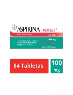 Aspirina Protect 100 mg Caja Con 84 Tabletas