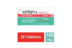 Aspirina Protect 100 mg Caja Con 28 Tabletas