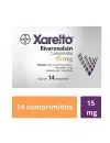 Xarelto 15 mg Caja Con 14 Comprimidos - RX