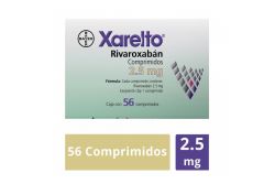 Xarelto 2.5 mg Caja Con 56 Comprimidos - RX