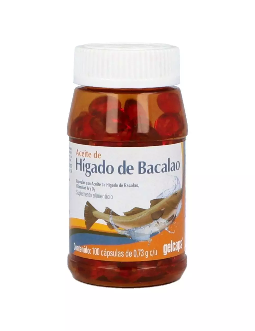 Aceite De Hígado De Bacalao 100 cápsulas