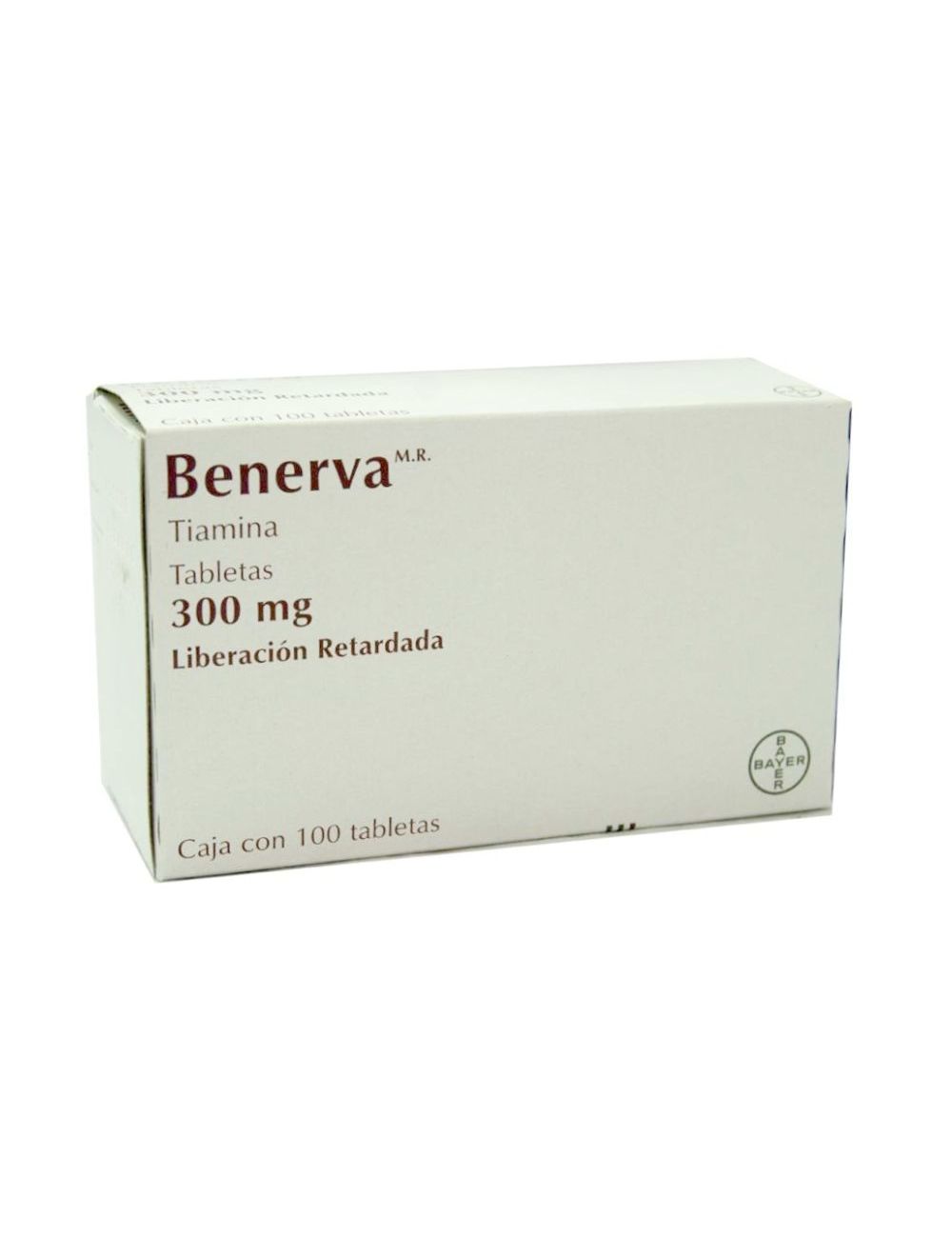 Benerva 300mg Caja Con 100 Tabletas De Liberación Prolongada Benerva 300mg Caja Con 100 Tabletas De Liberación Prolongada
