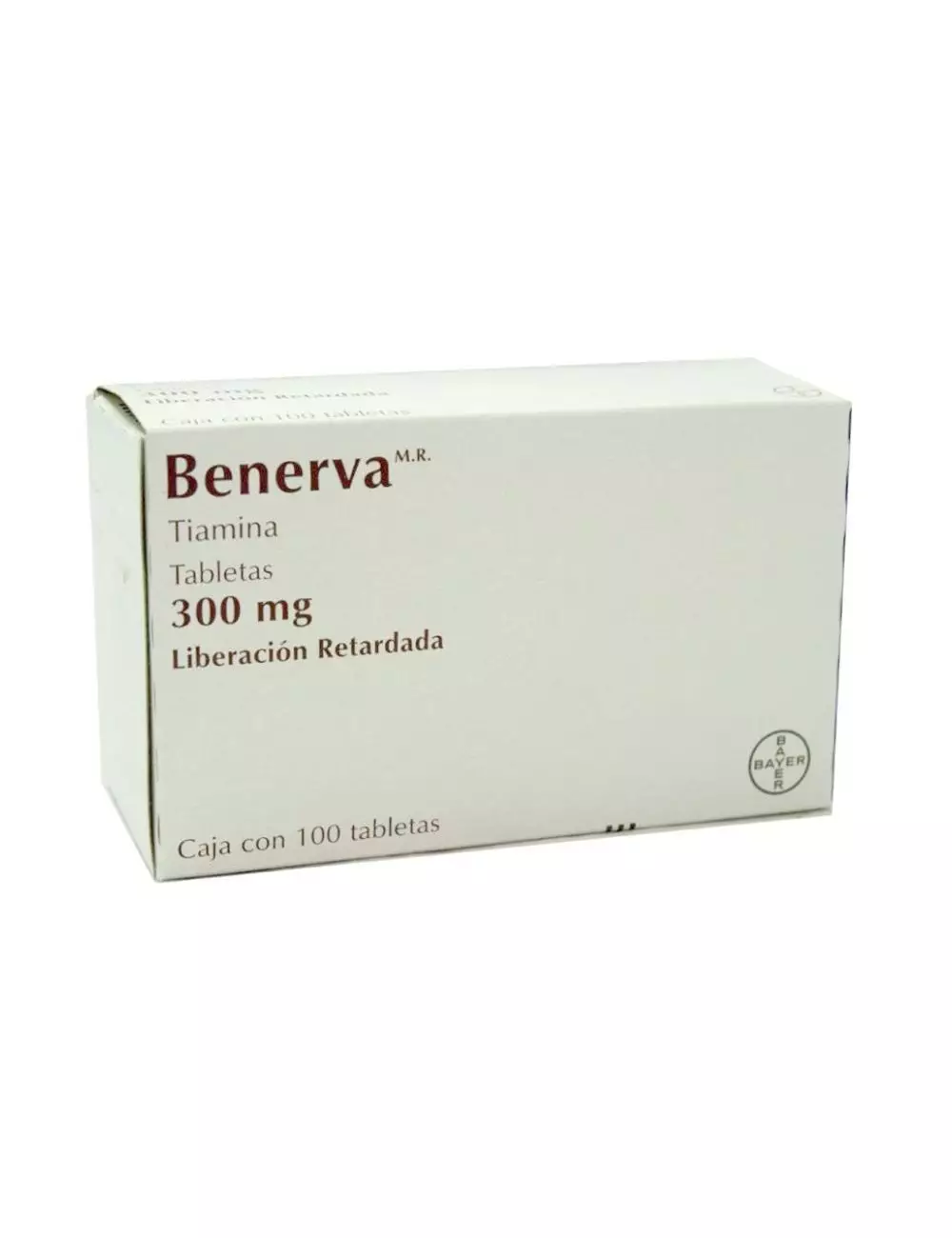 Benerva 300mg Caja Con 100 Tabletas De Liberación Prolongada