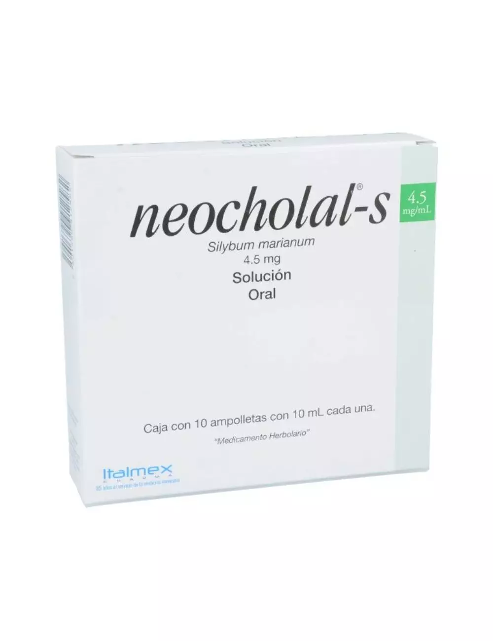 Neocholal S 4.5 mg Solución Oral Caja Con 10 Ampolletas de 10 mL