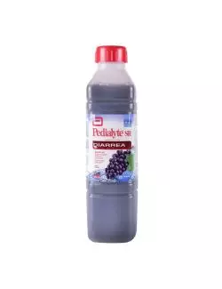 FRM-Pedialyte SR 60 Frasco Con 500 mL Sabor Uva