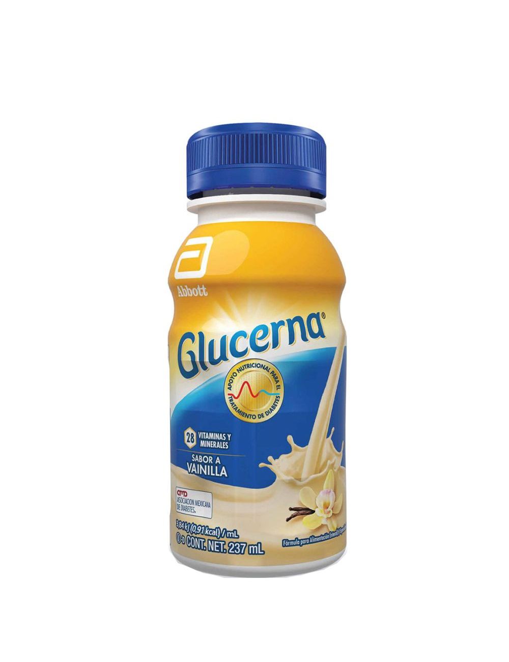 Glucerna Alimento Especializado Sabor a Vainilla Frasco Con 237 ML