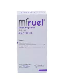 Miruel Solución 5 g/100 mL Caja Con Frasco Con 120 mL