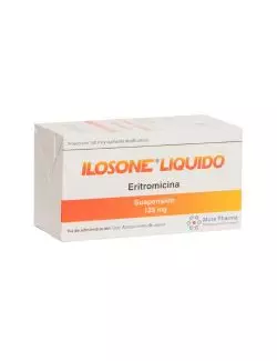 Ilosone Líquido 125 mg Frasco Con 120 mL - RX2