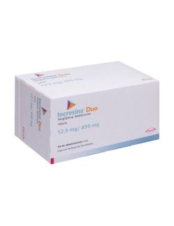 Incresina® Duo 12.5 mg/850 mg (Alogliptina/Metformina) | 56 Tabletas | Takeda