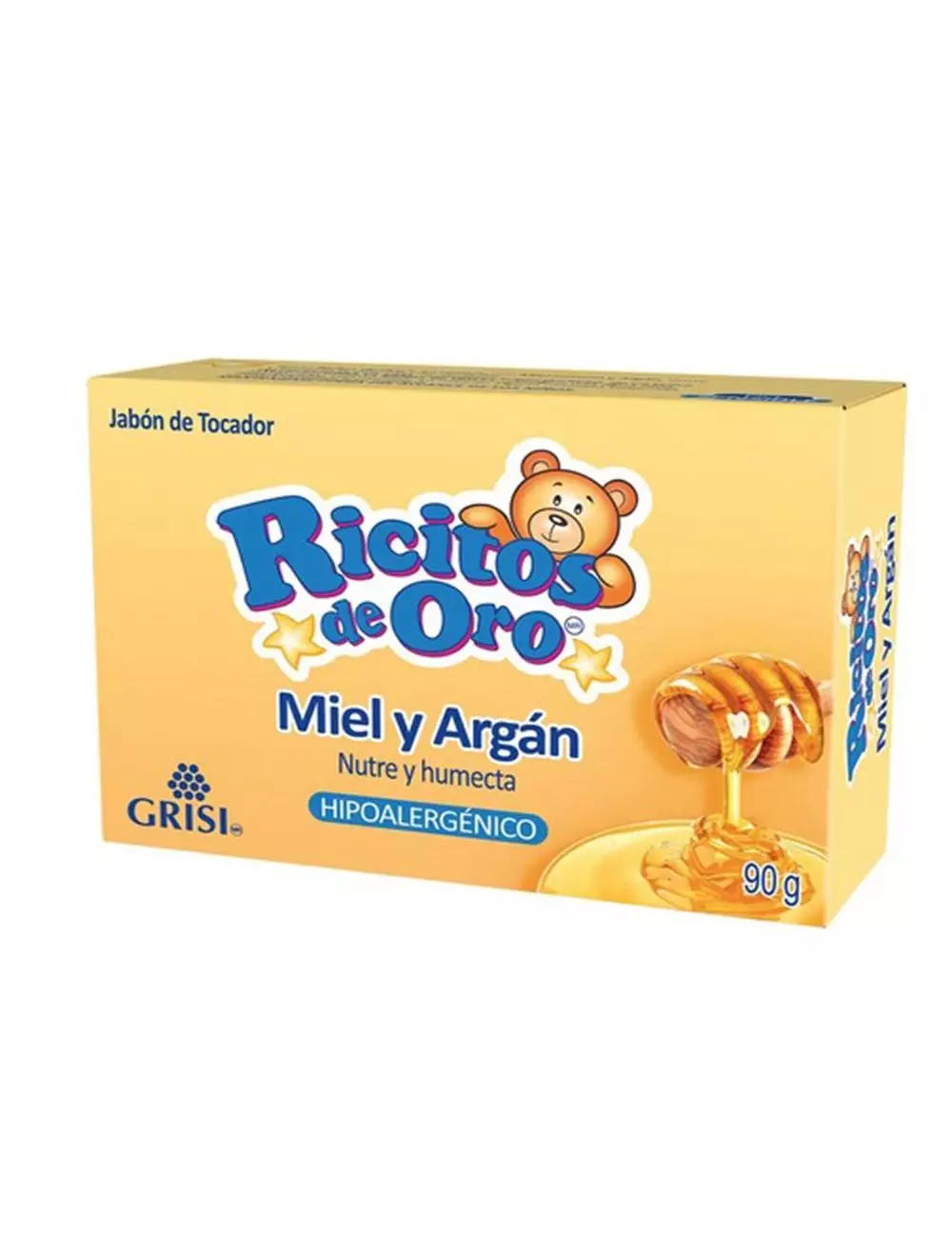 Jabón Ricitos De Oro con Miel Caja Con Barra Con 90 g