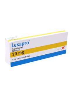 Lexapro 10 mg Caja Con 28 Tabletas