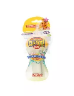 Vaso Nuby Clikit C Popote 10 Oz.