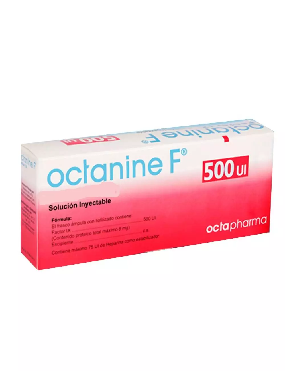 Octanine F® 500 UI (Factor IX de Coagulación) - 1 Frasco Ámpula - Octapharma