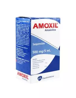 Amoxil Pediátrico 500 mg Suspensión Frasco Con 75 mL -RX2