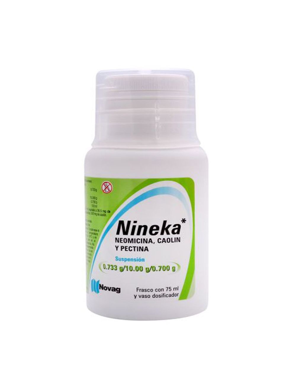 Neomicina Caolín Pectina Suspensión 75 mL -RX2 Neomicina Caolín Pectina Suspensión 75 mL -RX2