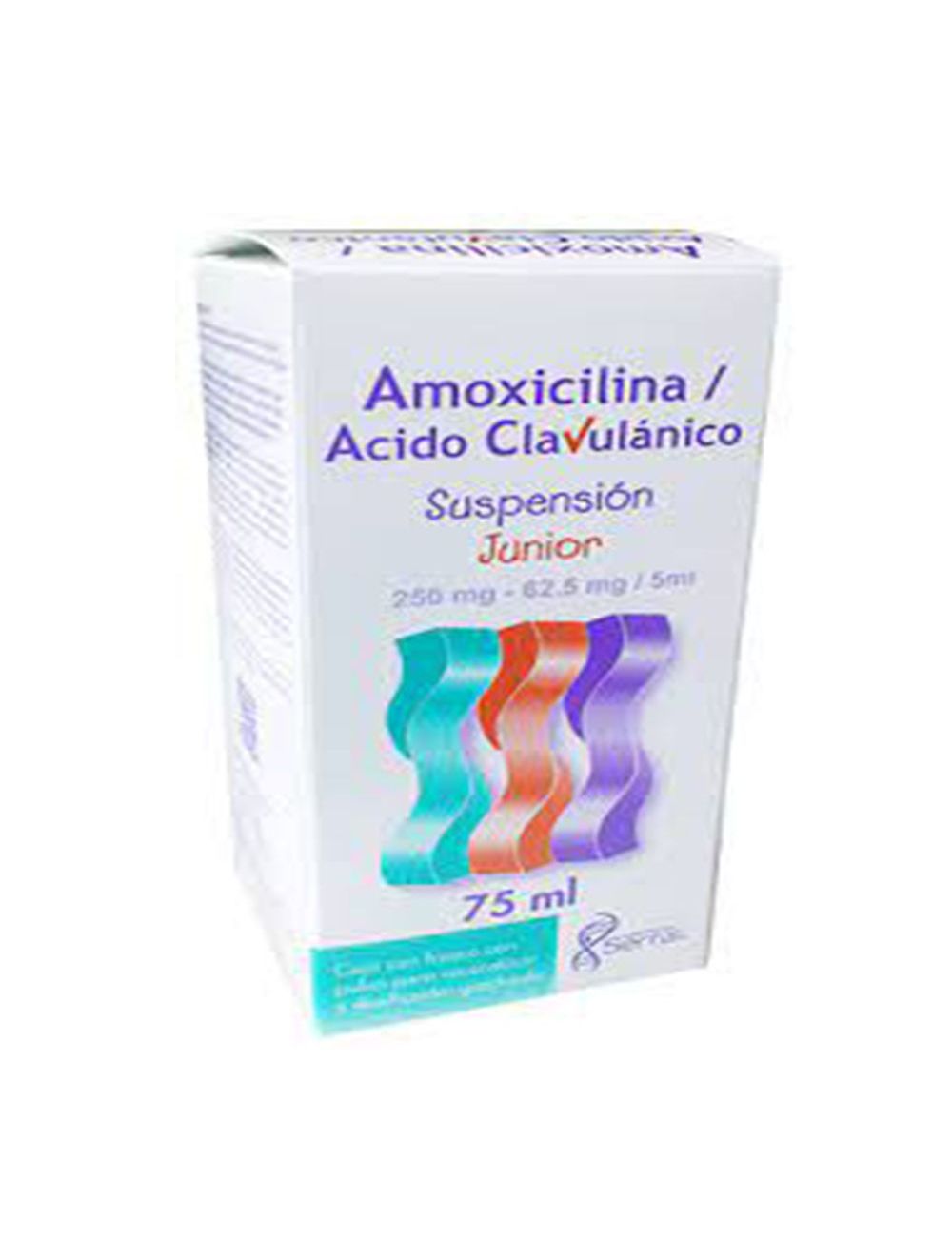 Clavuser Junior 250 mg / 62.5 mg Suspensión Frasco Con 75 mL -RX2