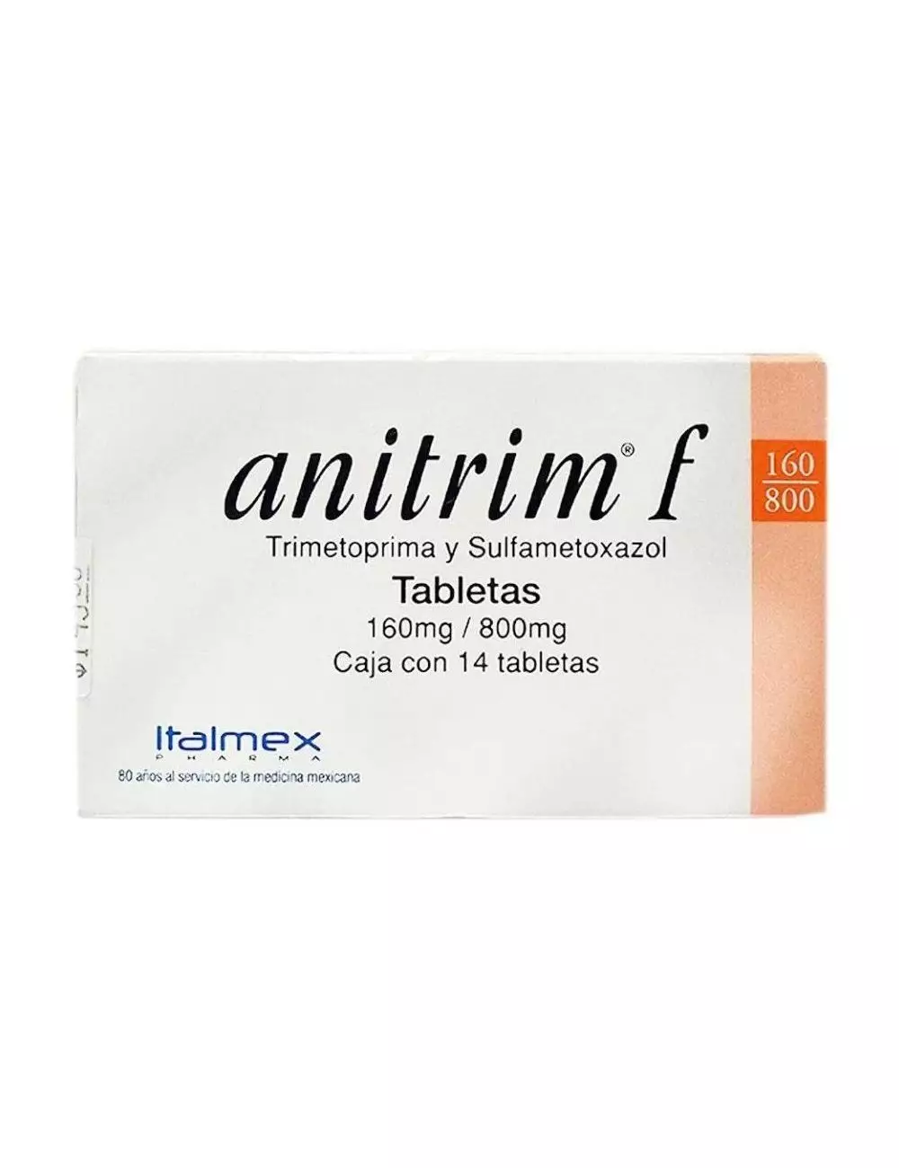 Anitrim-F 800 mg / 160 mg Caja Con 14 Tabletas - RX2