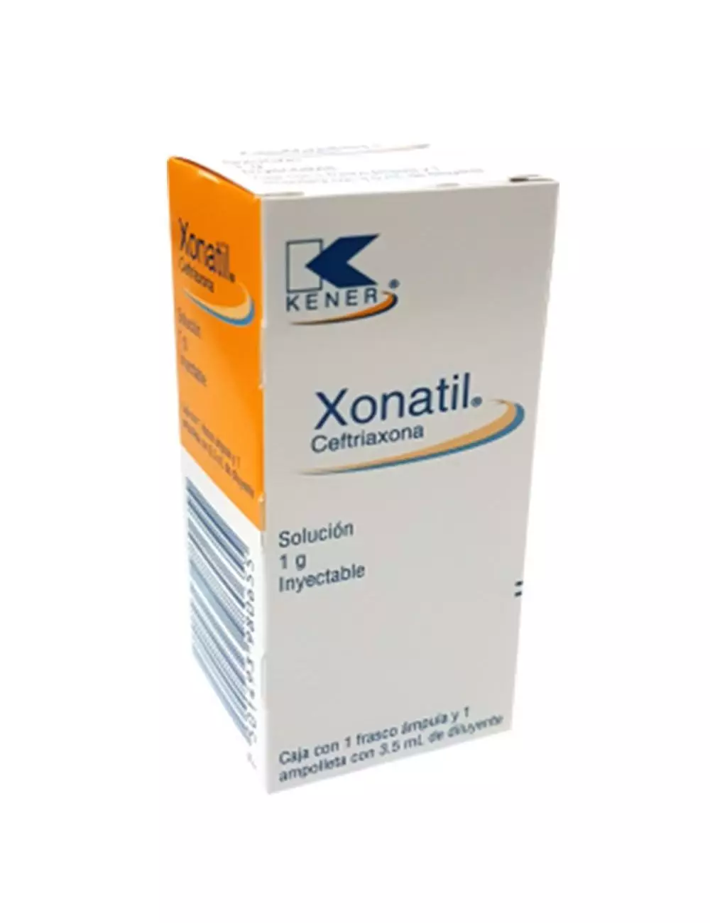 Ceftriaxona 1 g IM  Frasco Ámpula 1 X 3  5mL -RX2