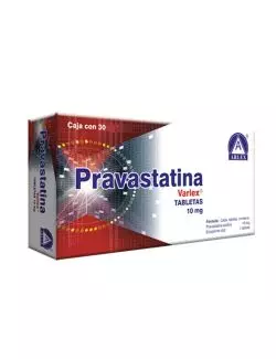 Pravastatina 10 mg Caja Con 30 Comprimidos