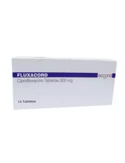 Ciproflox 500mg Caja con 14 Cápsulas - RX2