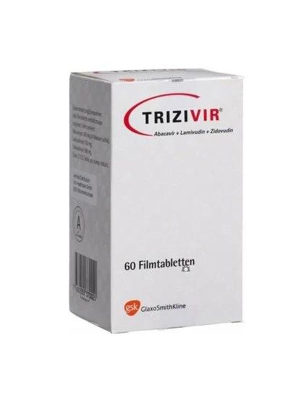 Trizivir 300 mg/ 150 mg/ 300 mg Caja Con Frasco Con 60 Tabletas Trizivir 300 mg/ 150 mg/ 300 mg Caja Con Frasco Con 60 Tabletas