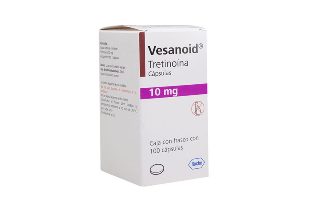 Vesanoid 10 mg Caja Con 100 Cápsulas
