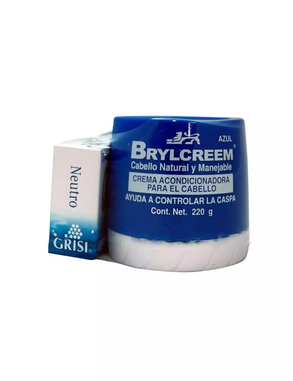 Brylcreem Azul Crema Acondicionadora Para Cabello Tarro + Jabón Neutro