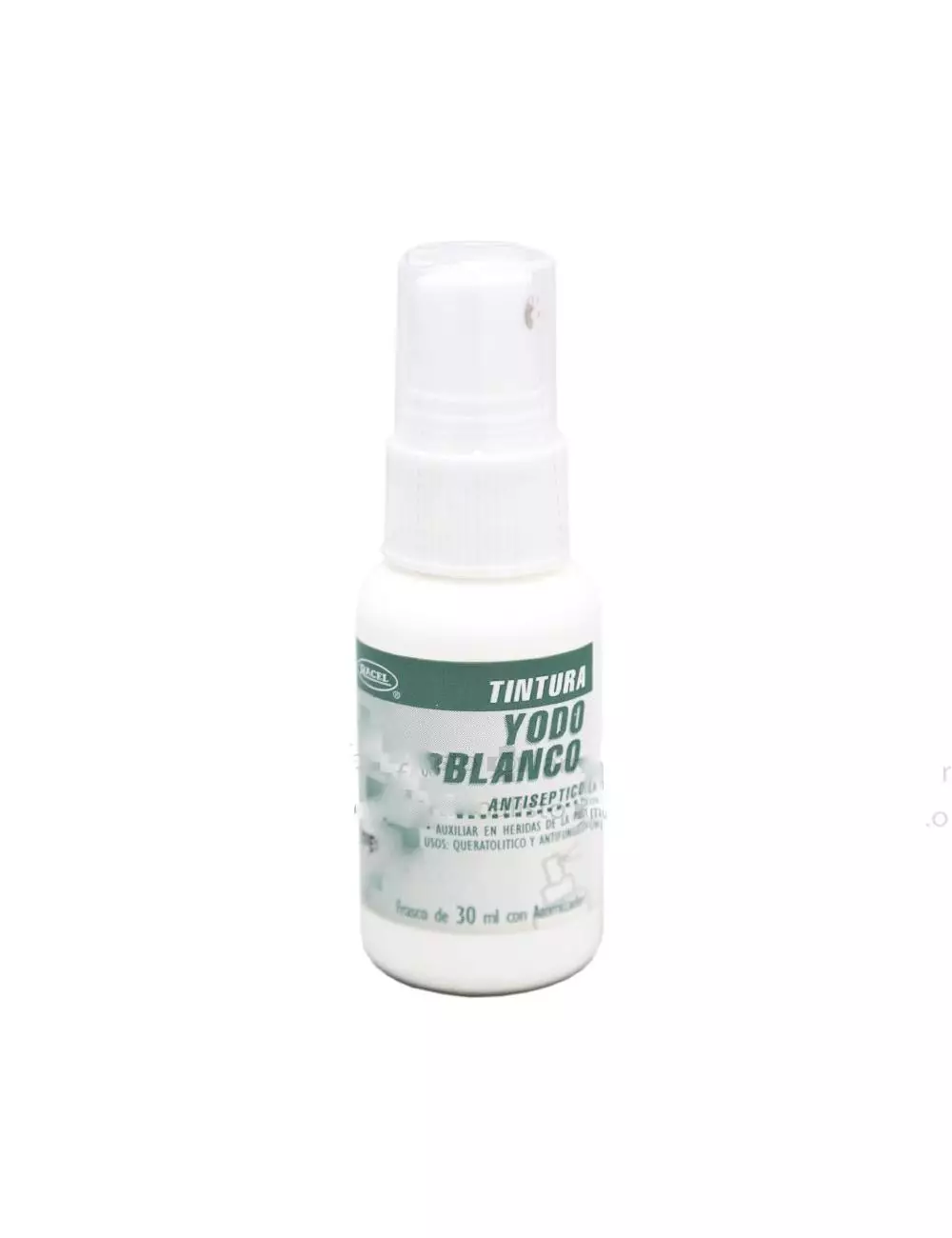 Yodo Blanco Racel Spray Frasco Con 30 mL