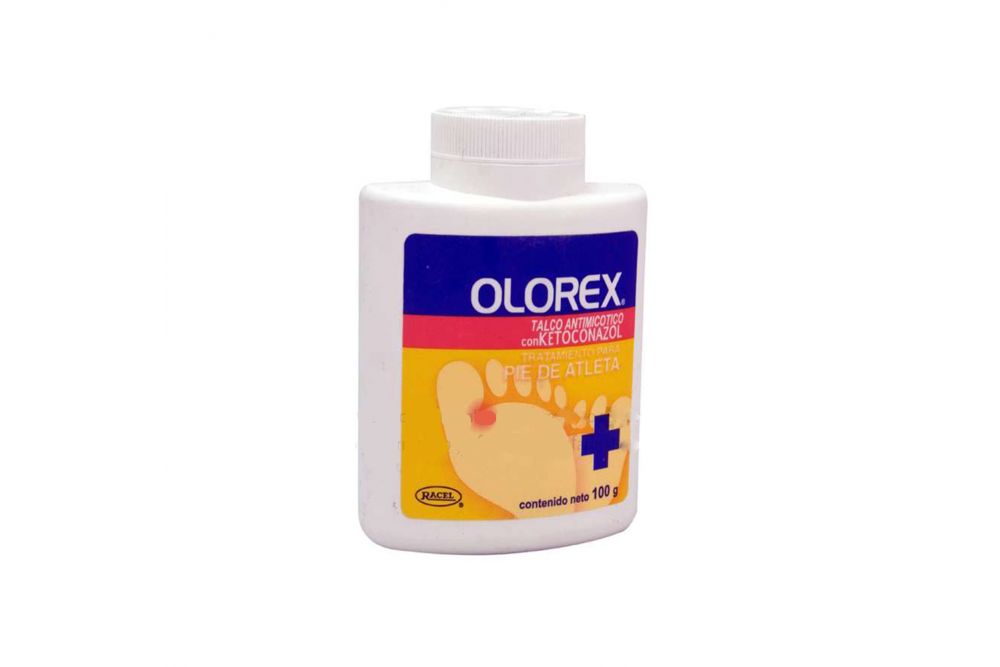Olorex Talco Antimicótico Frasco Con 100 g