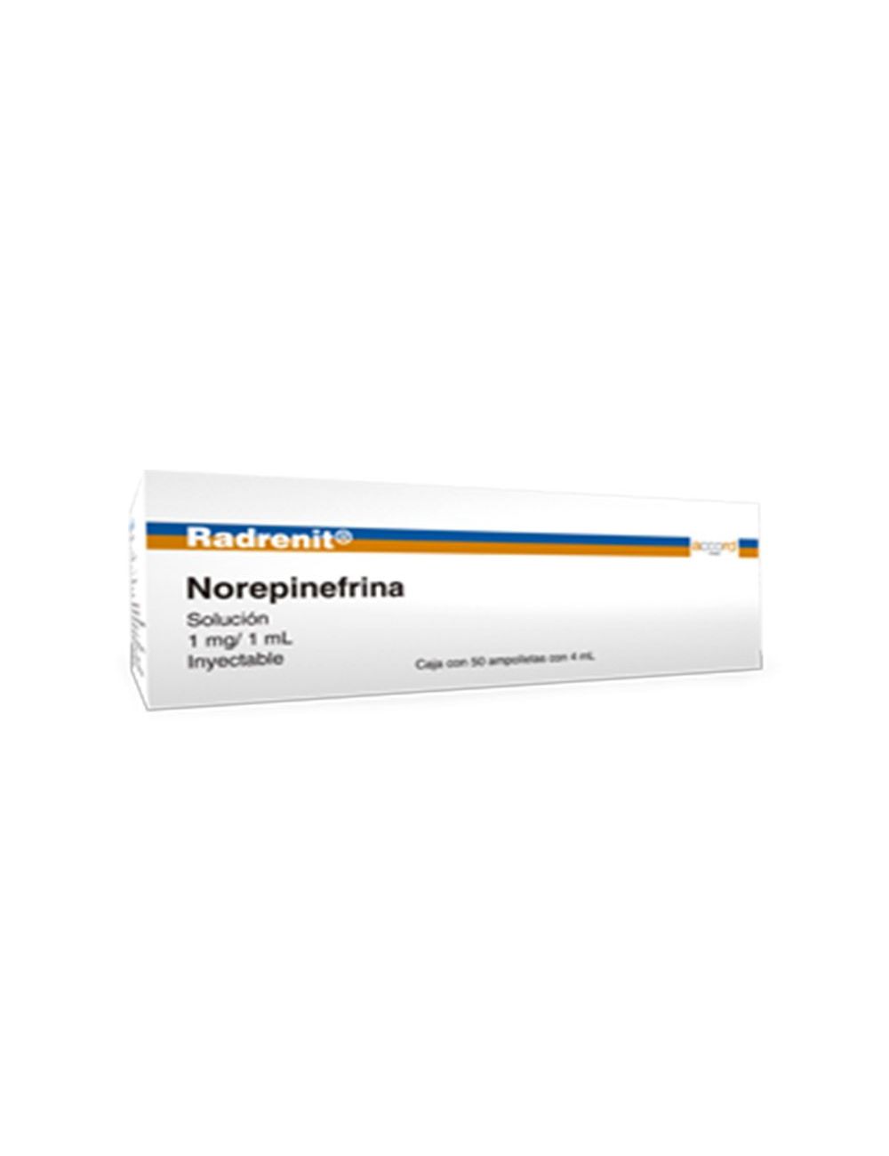 Radrenit 1mg/1mL Caja con 50 Ampolletas Radrenit 1mg/1mL Caja con 50 Ampolletas