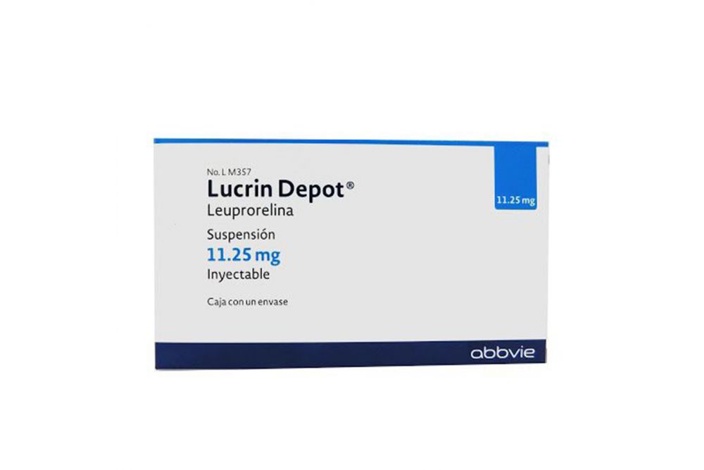 Lucrin Depot Abbovie Suspensión 11,25 mg Inyectable Caja Con Un Envase
