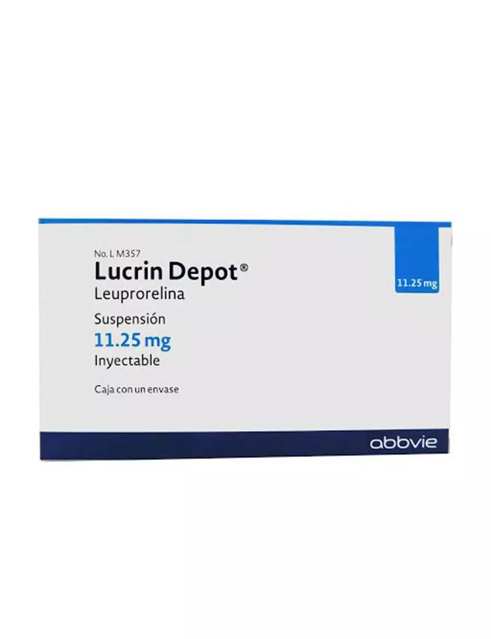 Lucrin Depot Abbovie Suspensión 11,25 mg Inyectable Caja Con Un Envase