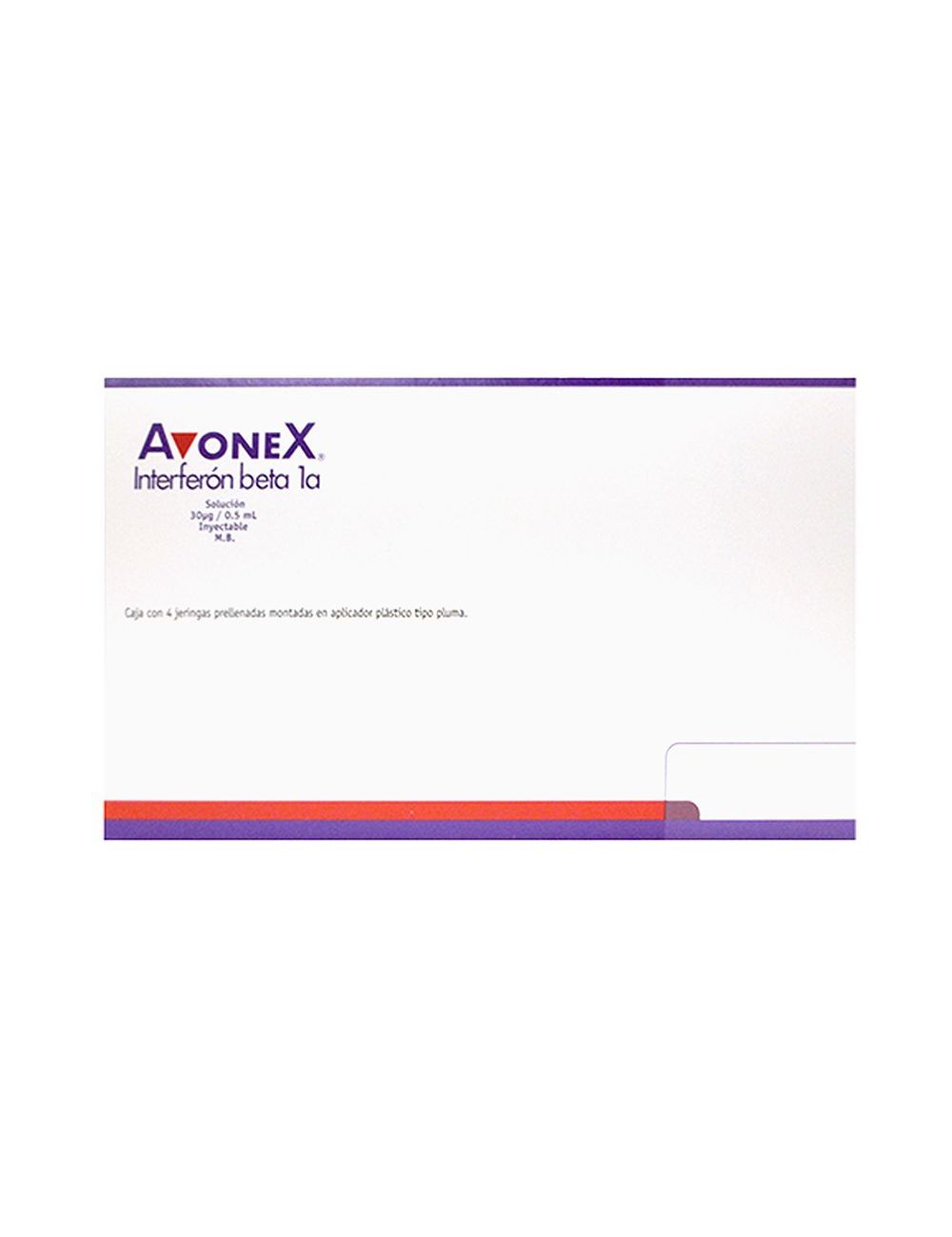 Avonex Solución Inyectable Caja Con 4 Jeringas