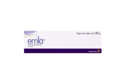 Emla Crema 25 mg/ 25 mg Caja Con Tubo Con 30 g