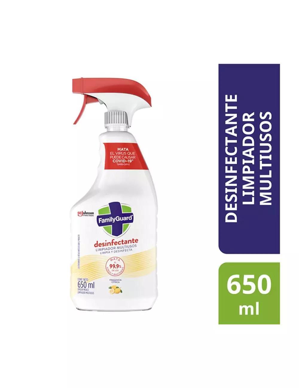 Desinfectante En Aerosol Family Guard Floral Frasco Con 650 mL