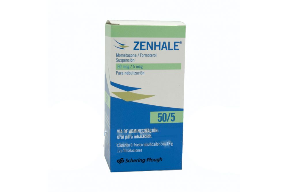 Zenhale Suspensión 50 Mcg/5 Mcg Para Nebulización 120 Inhalaciones