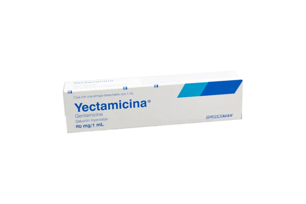 Yectamicina 80mg/1mL Caja Con Jeringa Prellenada Con 1mL RX2
