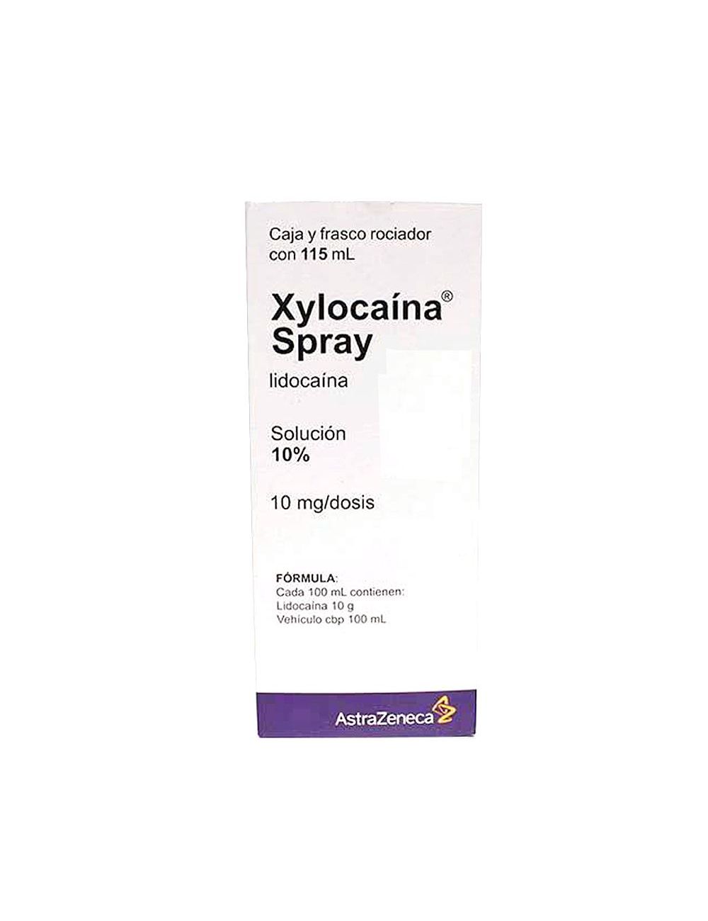 Xylocaina 10 Spray 115 ml.