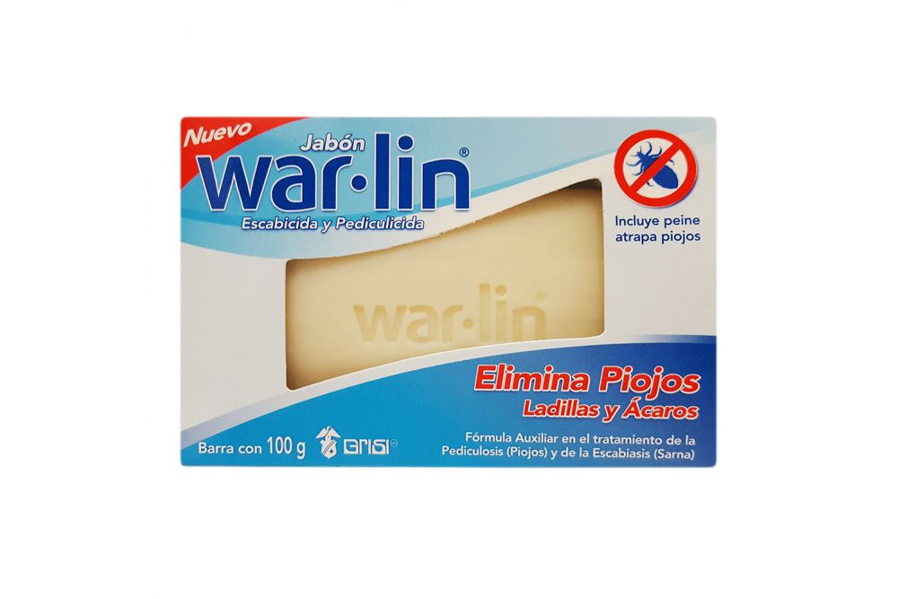 Warlin Jabón Caja Con Barra Con 100 g
