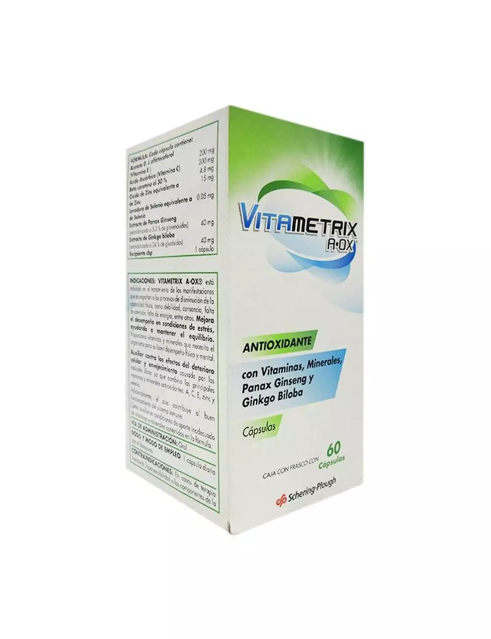 Vitametrix A-OX Caja Con Frasco Con 60 Cápsulas