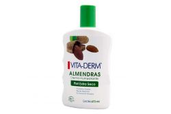 Vita-Derm Crema Humectante Almendras Botella Con 473mL