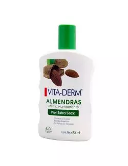 Vita-Derm Crema Humectante Almendras Botella Con 473mL