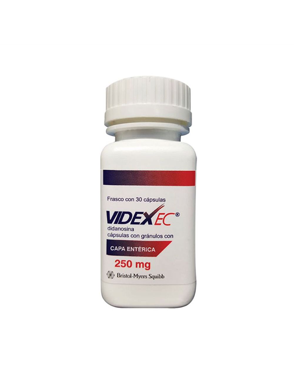 Videx Ec 250 mg Caja Con 30 Tabletas