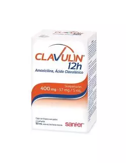 Clavulin 12 H Suspensión Caja Con Frasco Con Polvo Para 50 mL - RX2