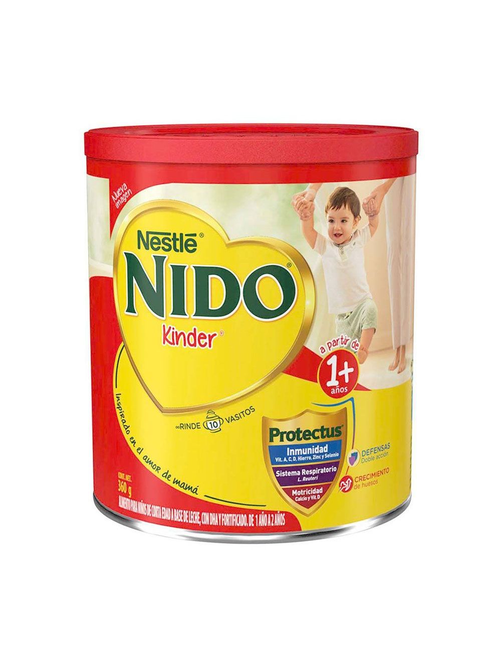 Nido 1+ Kinder 360 g Lata Con Leche En Polvo